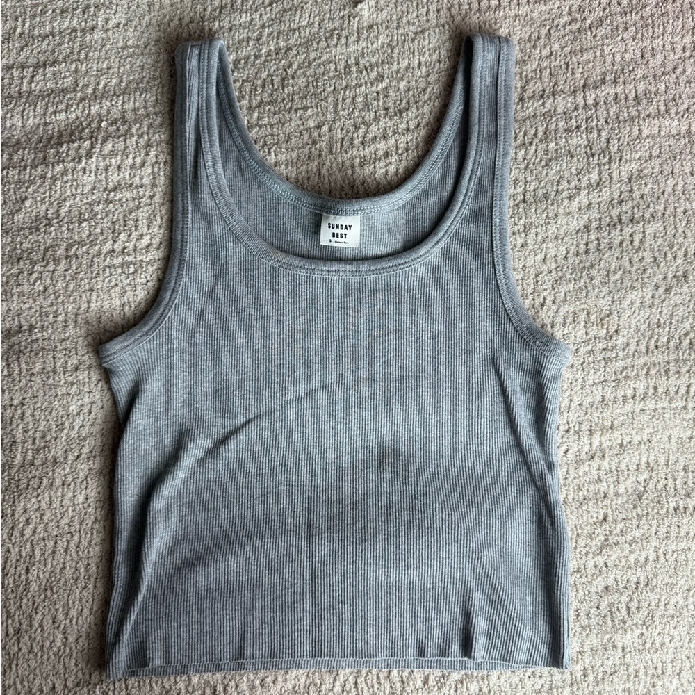 Sunday Best Ribbed Tank - Picture 3 of 3